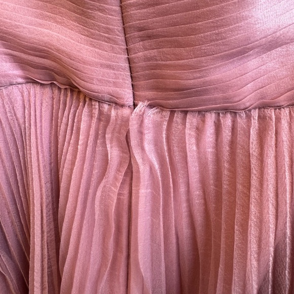 Theia Delphine pleated organza gown - Picture 6 of 8